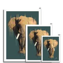Load image into Gallery viewer, African Elephant fine art print artwork various sizes