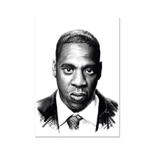 Load image into Gallery viewer, Jay-Z portrait fine art print artwork