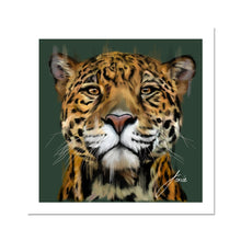 Load image into Gallery viewer, Jaguar portrait fine art print artwork
