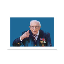 Load image into Gallery viewer, Sir Tom Moore Portrait Fine Art Print artwork