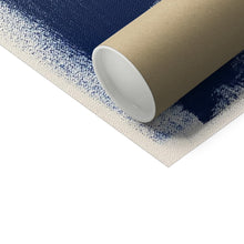 Load image into Gallery viewer, blue bee artwork fine art print with packaging