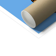 Load image into Gallery viewer, Bart Simpson portrait with cookies fine art print with packaging