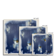 Load image into Gallery viewer, blue bee artwork fine art prints various sizes