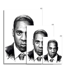 Load image into Gallery viewer, Jay-Z portrait fine art print artwork various sizes