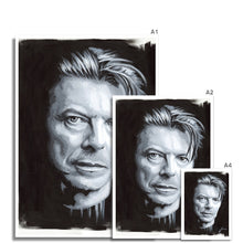 Load image into Gallery viewer, Musician David Bowie portrait fine art print various sizes
