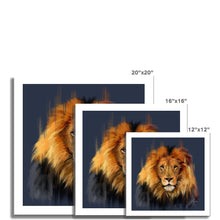 Load image into Gallery viewer, Lion portrait fine art print artwork various sizes
