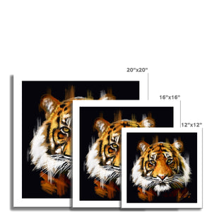Tiger portrait fine art print artwork various sizes