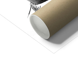 Big Narstie portrait artwork fine art print with packaging