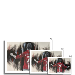 Cristiano Ronaldo 7 Fine Art Print