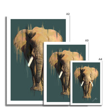 Load image into Gallery viewer, African Elephant fine art print artwork various sizes
