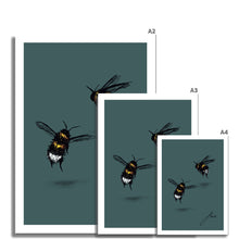Load image into Gallery viewer, green bee artwork fine art prints various sizes

