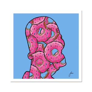 Home Simpson ( The Simpsons ) portrait fine art print artwork
