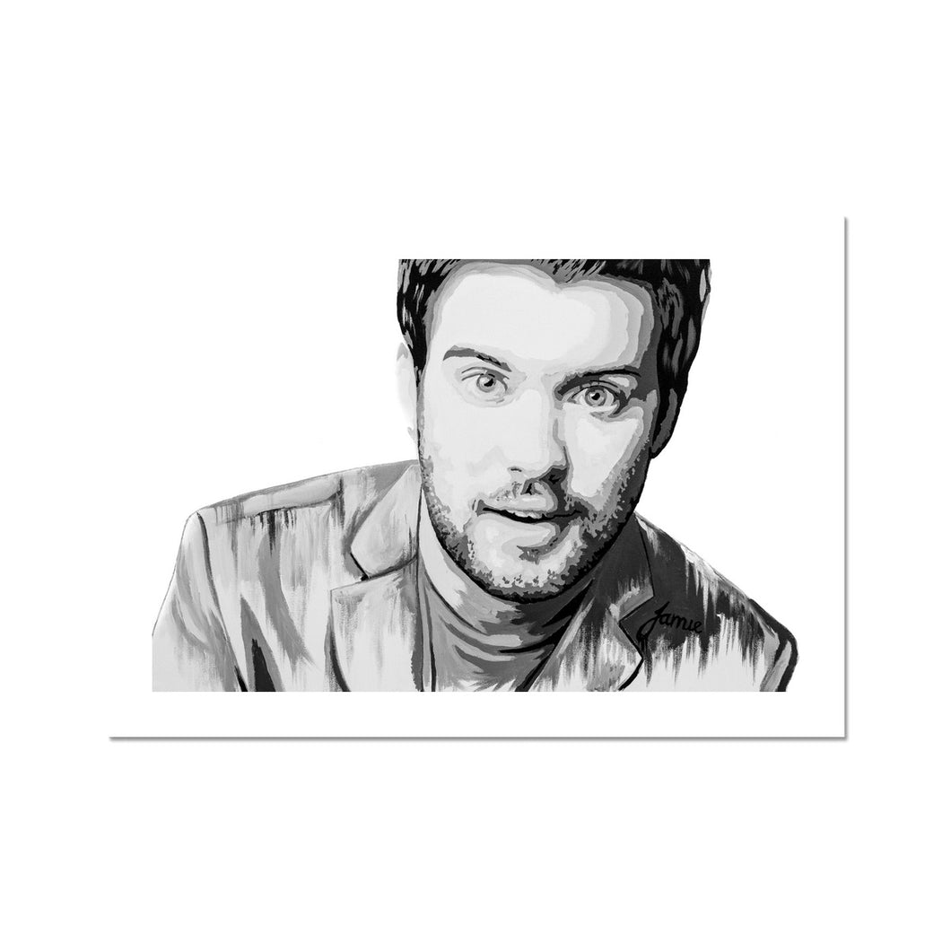 Jack Whitehall portrait fine art print artwork