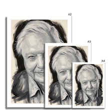 Load image into Gallery viewer, Sir David Attenborough Fine Art Print
