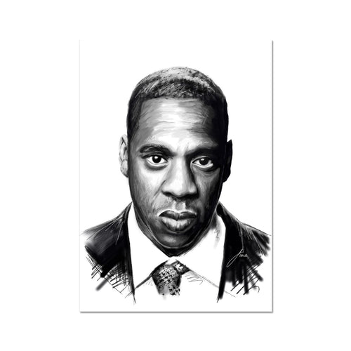 Jay-Z portrait fine art print artwork