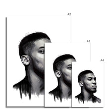Load image into Gallery viewer, Anthony Joshua portrait fine art print various sizes
