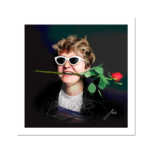 Musician Lewis Capaldi Portrait Fine Art Print artwork