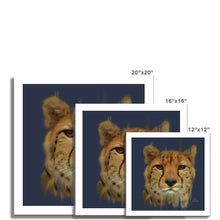 Load image into Gallery viewer, Cheetah portrait fine art print artwork various sizes
