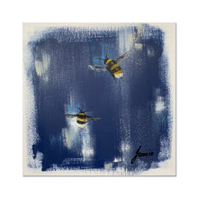 Load image into Gallery viewer, blue bee artwork fine art print
