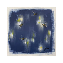 Load image into Gallery viewer, Blue Bee artwork fine art print
