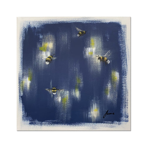 Blue Bee artwork fine art print
