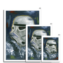 Load image into Gallery viewer, Star Wars Stormtrooper Portrait Fine Art Print of painting various sizes
