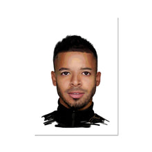 Load image into Gallery viewer, Football Freestyler Jeremy Lynch (F2) Portrait Fine Art Print artwork
