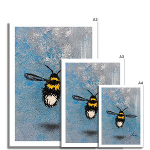 blue bee artwork fine art prints various sizes
