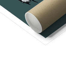Load image into Gallery viewer, green bee artwork fine art print with packaging
