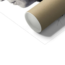 Load image into Gallery viewer, Royal Queen Elizabeth II Portrait Fine Art Print artwork with packaging
