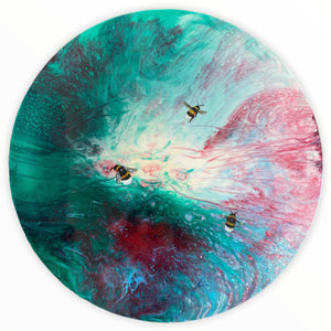 Coral Reef Original Bee Painting