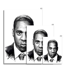 Load image into Gallery viewer, Jay-Z portrait fine art print artwork various sizes
