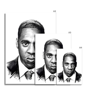 Jay-Z portrait fine art print artwork various sizes