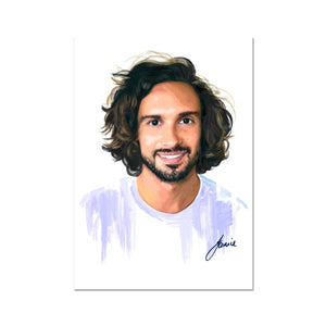 The Body Coach Joe Wicks Portrait Fine Art Print artwork