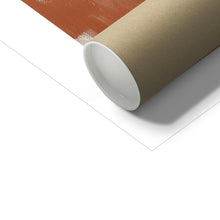 Load image into Gallery viewer, orange bee artwork fine art print with packaging

