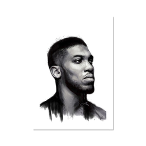 Anthony Joshua portrait fine art print