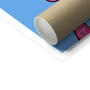 Home Simpson ( The Simpsons ) portrait fine art print artwork with packaging