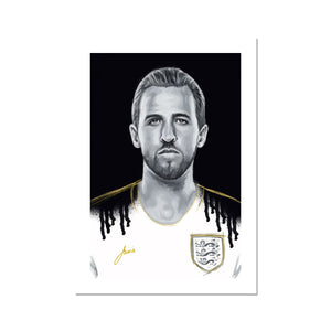 Harry Kane portrait fine art print artwork