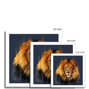 Lion portrait fine art print artwork various sizes
