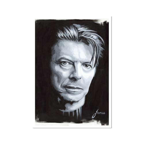 Musician David Bowie portrait fine art print
