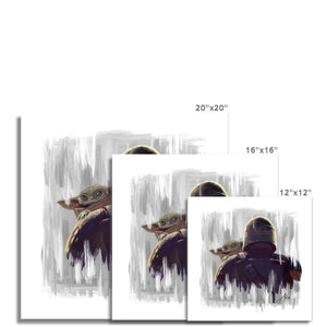 The Mandalorian star wars Portrait Fine Art Print artwork various sizes